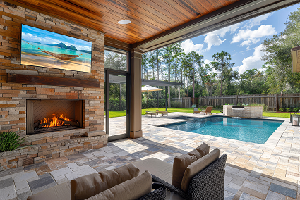 Outdoor Audio Video Security Plus Richmond VA